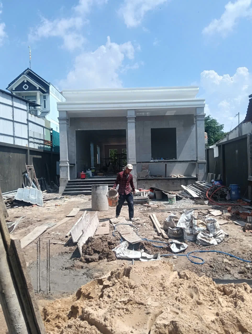 Dự án thực tế – công trình đang thi công