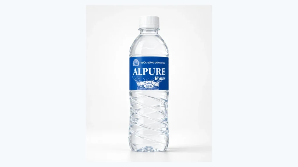 Chai nước ALPURE 500ml cho phòng họp và tiếp khách