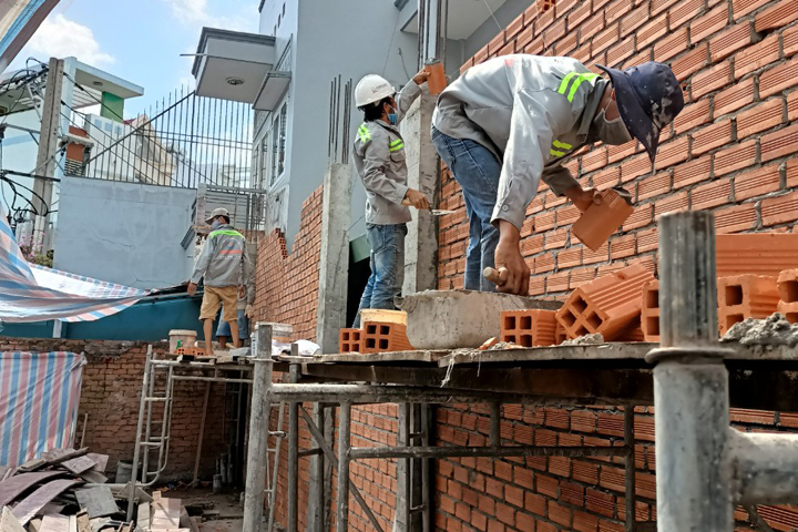 Nâng cấp mặt tiền nhà phố